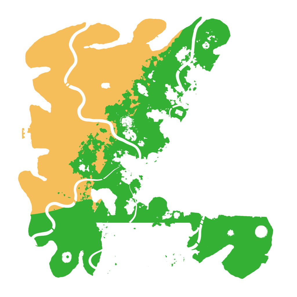 Biome Rust Map: Procedural Map, Size: 4250, Seed: 1238149856