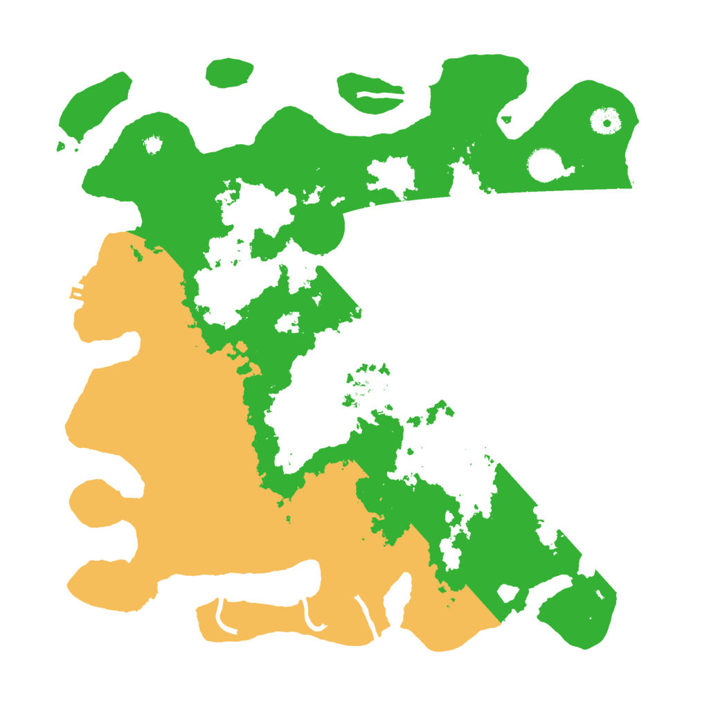 Biome Rust Map: Procedural Map, Size: 3700, Seed: 20652