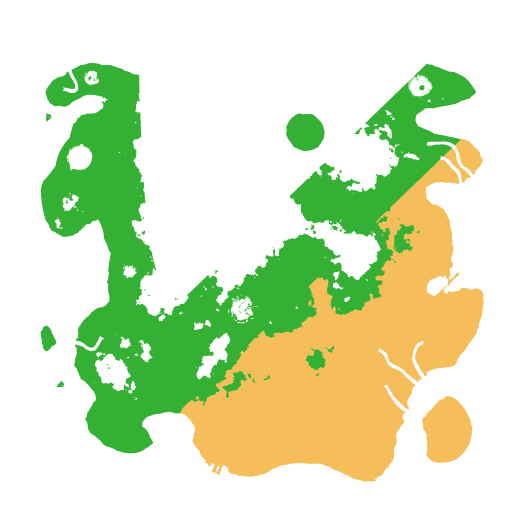 Biome Rust Map: Procedural Map, Size: 3800, Seed: 91852643