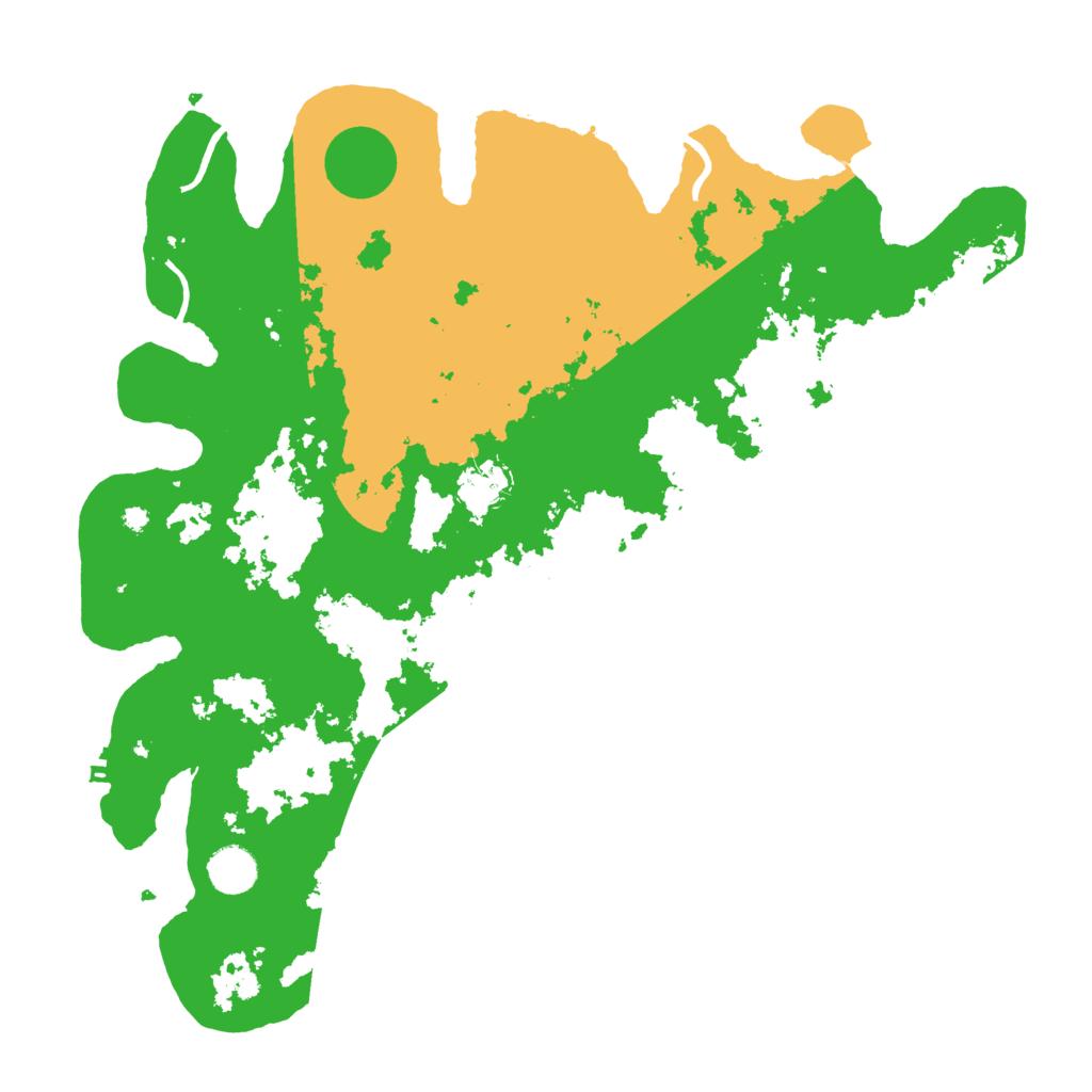 Biome Rust Map: Procedural Map, Size: 4000, Seed: 411069