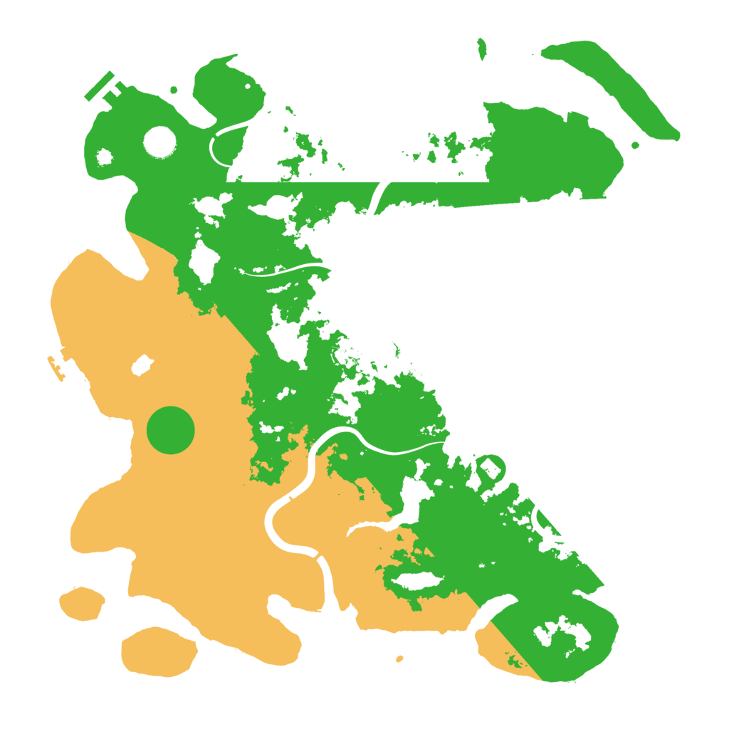 Biome Rust Map: Procedural Map, Size: 4000, Seed: 854856