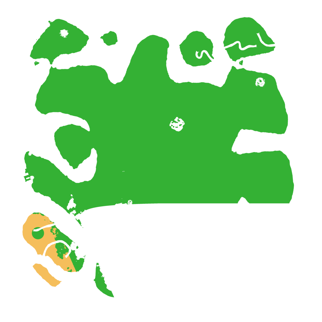 Biome Rust Map: Procedural Map, Size: 3500, Seed: 2203