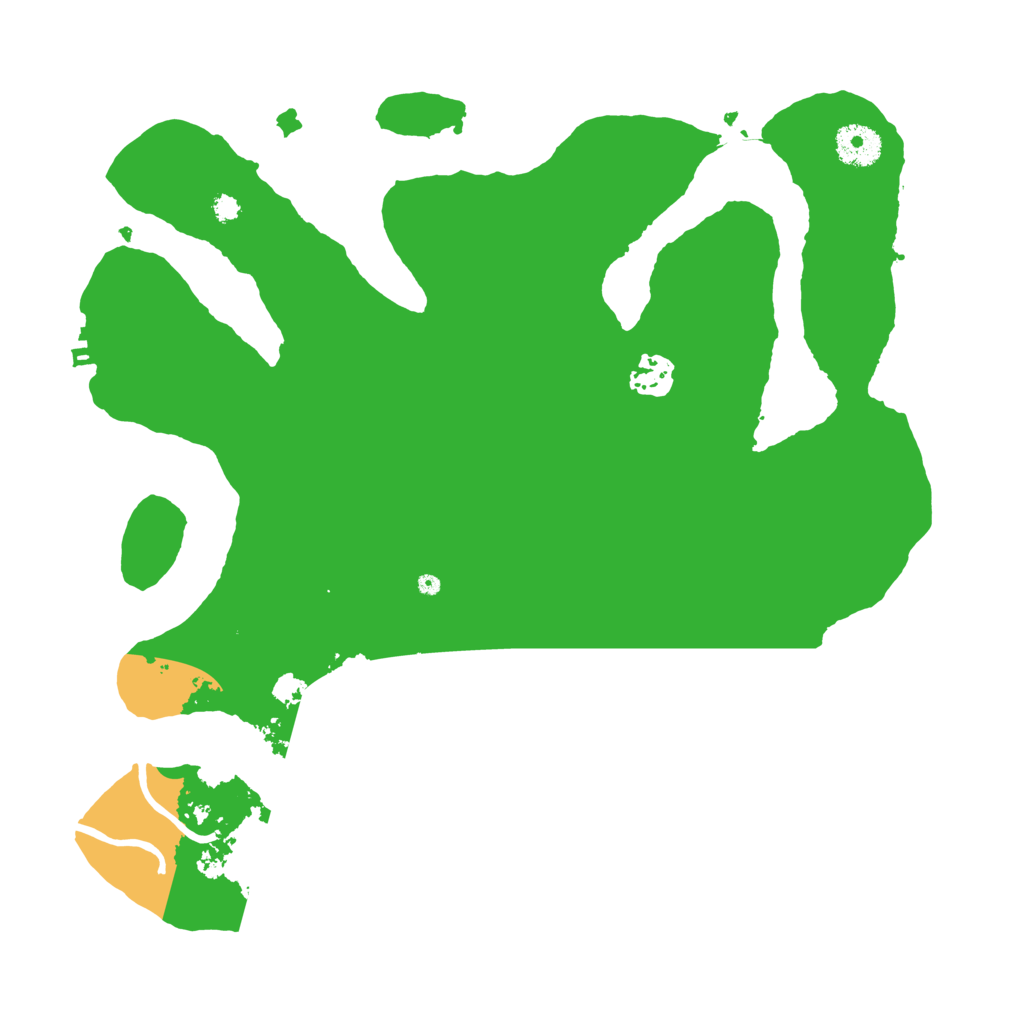 Biome Rust Map: Procedural Map, Size: 3500, Seed: 535563665