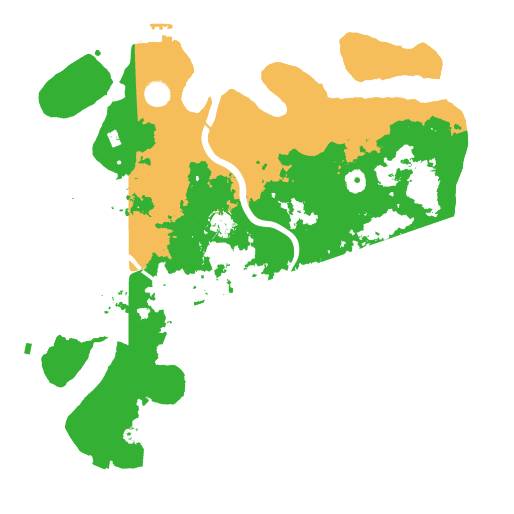 Biome Rust Map: Procedural Map, Size: 3500, Seed: 1579812642