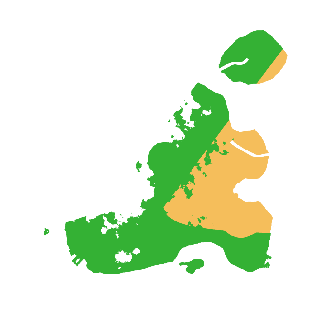 Biome Rust Map: Procedural Map, Size: 2500, Seed: 1041058911
