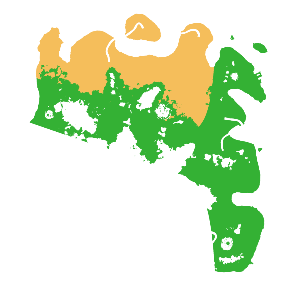 Biome Rust Map: Procedural Map, Size: 3500, Seed: 323456789