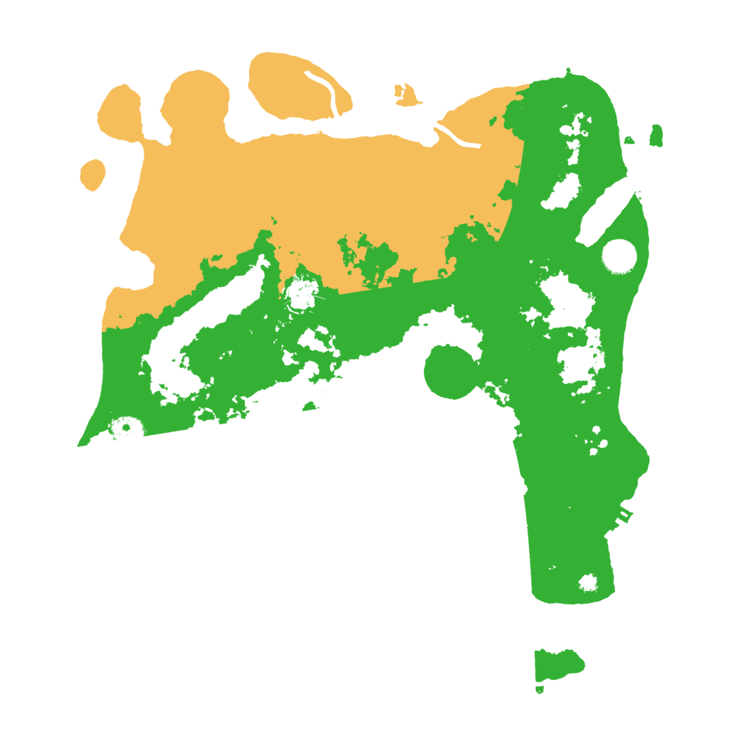 Biome Rust Map: Procedural Map, Size: 3700, Seed: 30092021