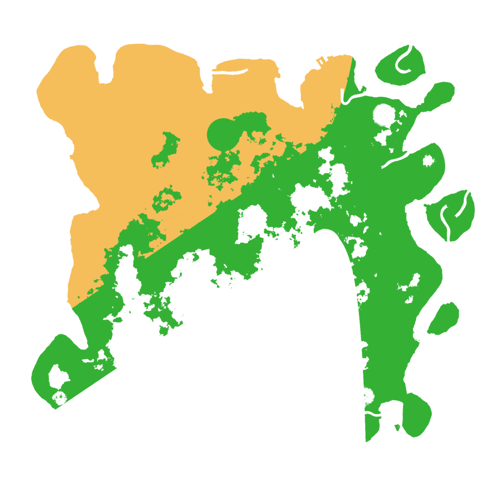 Biome Rust Map: Procedural Map, Size: 4000, Seed: 10996
