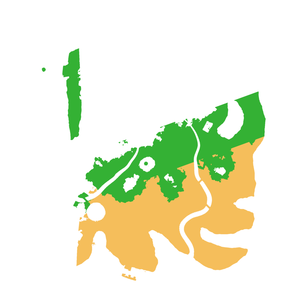 Biome Rust Map: Procedural Map, Size: 3000, Seed: 16970291