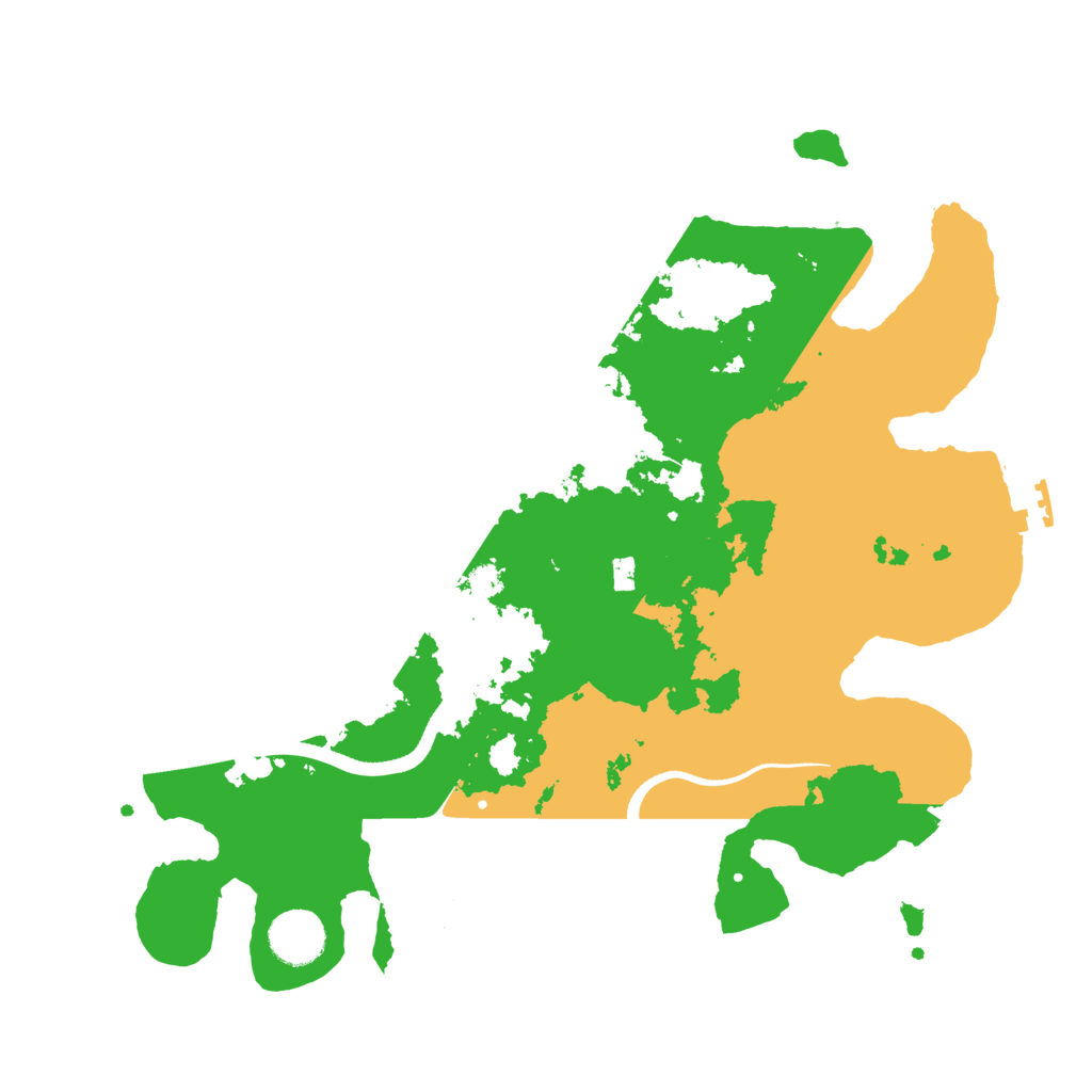 Biome Rust Map: Procedural Map, Size: 3500, Seed: 180233573