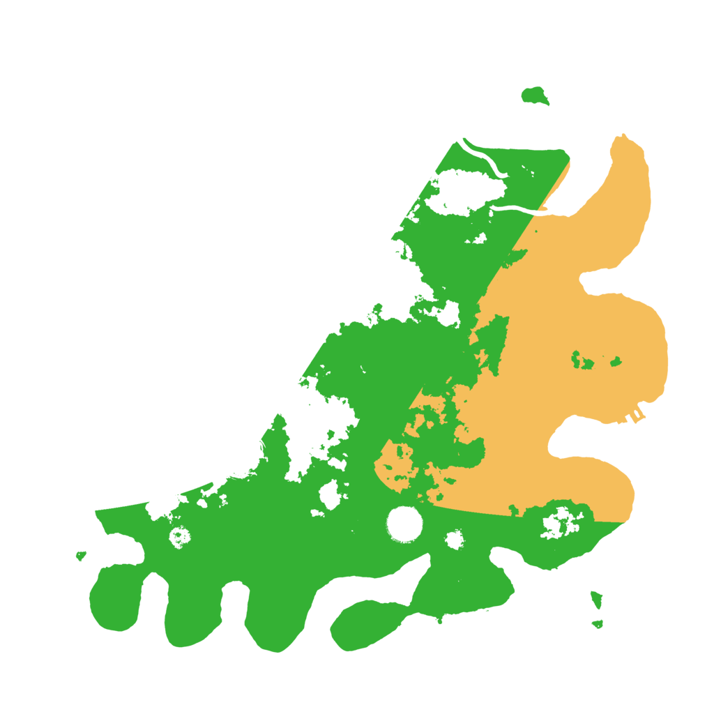 Biome Rust Map: Procedural Map, Size: 3500, Seed: 180233573