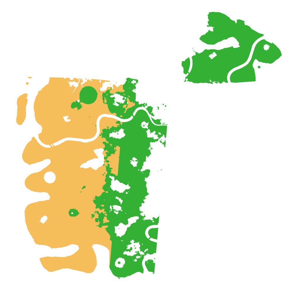 Biome Rust Map: Procedural Map, Size: 4500, Seed: 1072361193