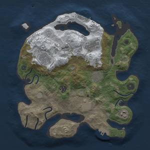 Thumbnail Rust Map: Procedural Map, Size: 3000, Seed: 112, 15 Monuments