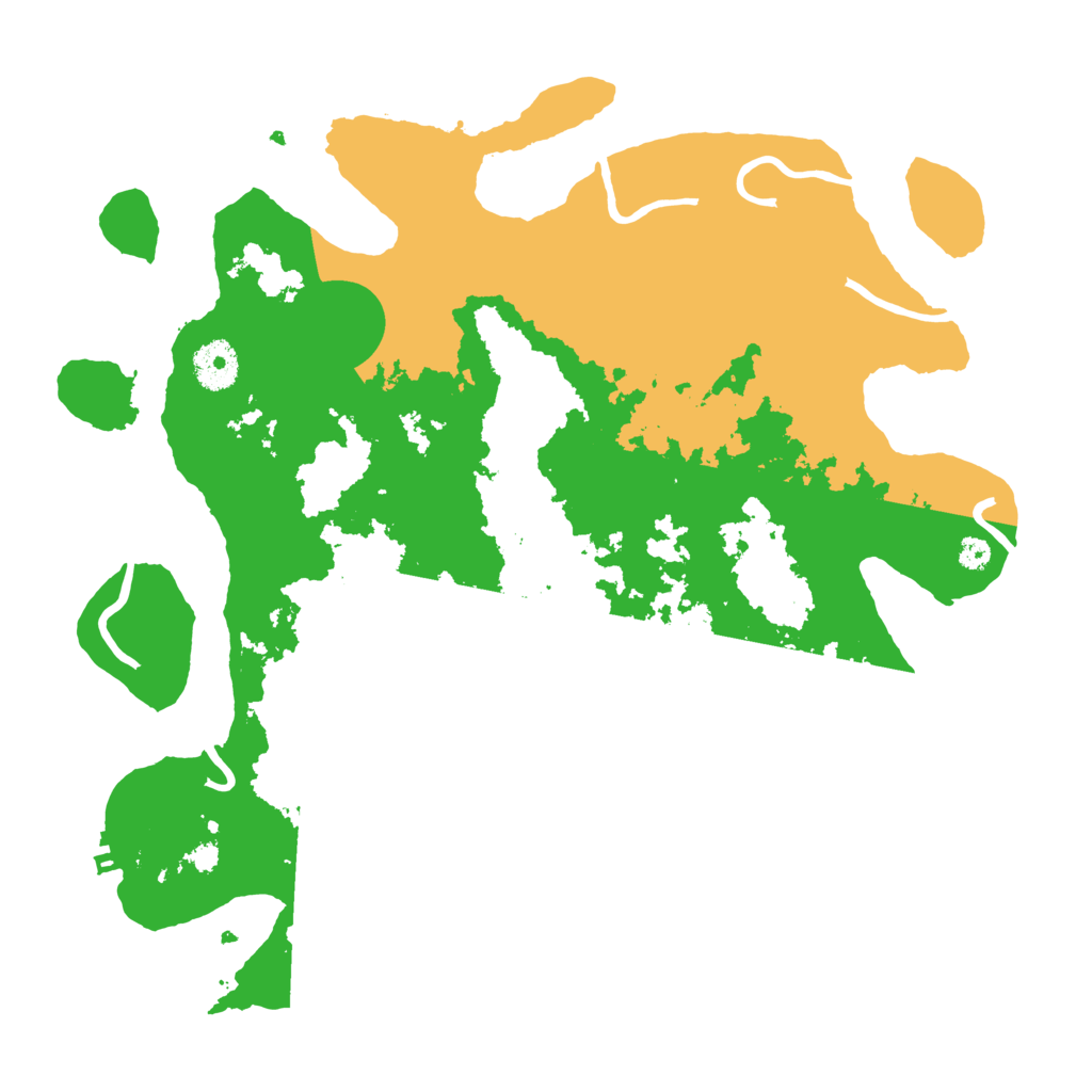 Biome Rust Map: Procedural Map, Size: 3500, Seed: 624475988