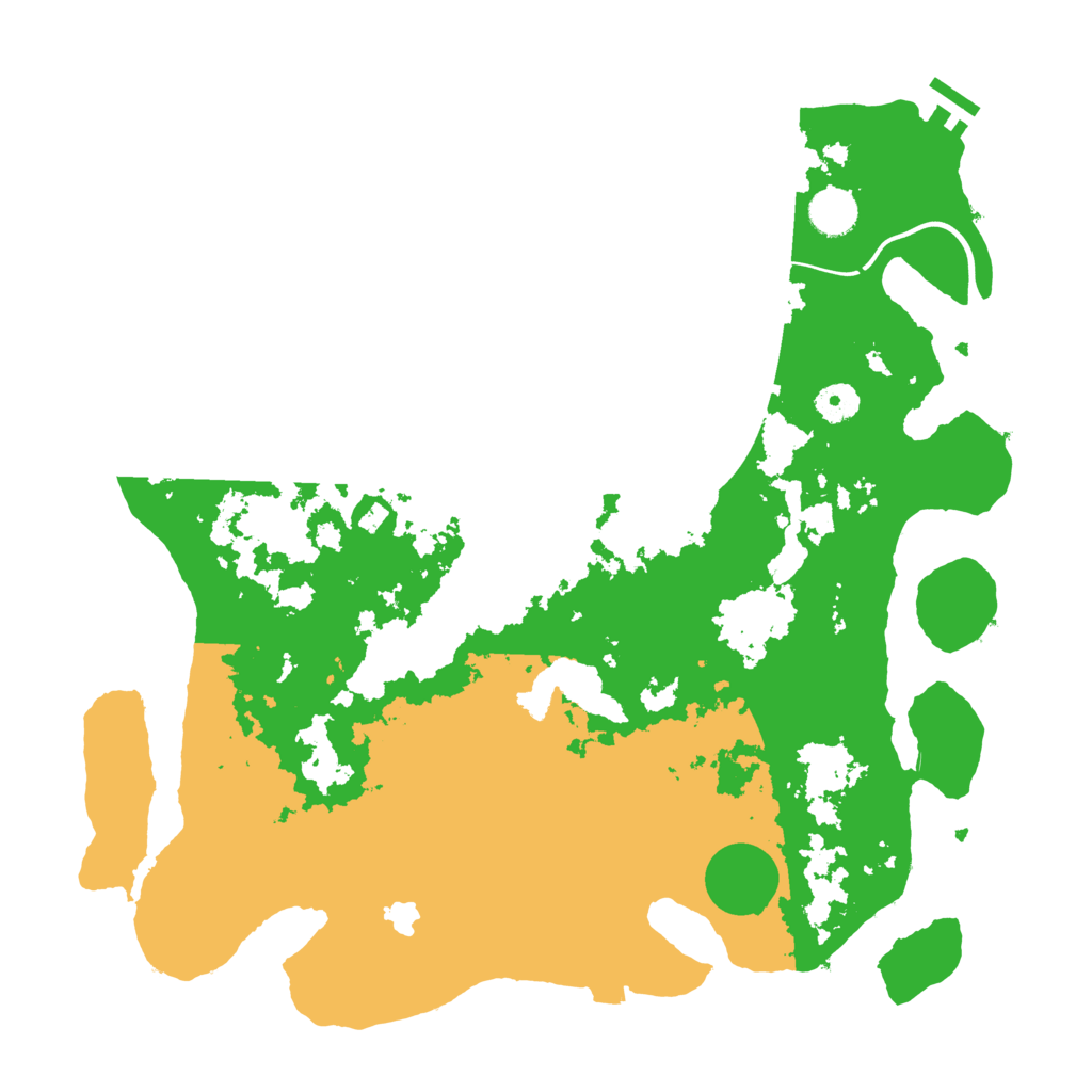 Biome Rust Map: Procedural Map, Size: 4000, Seed: 313131