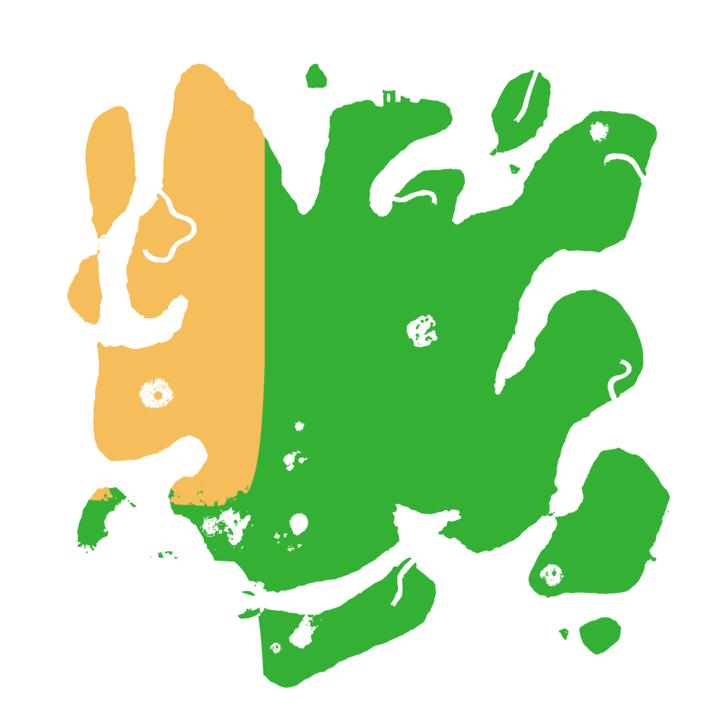 Biome Rust Map: Procedural Map, Size: 3500, Seed: 850