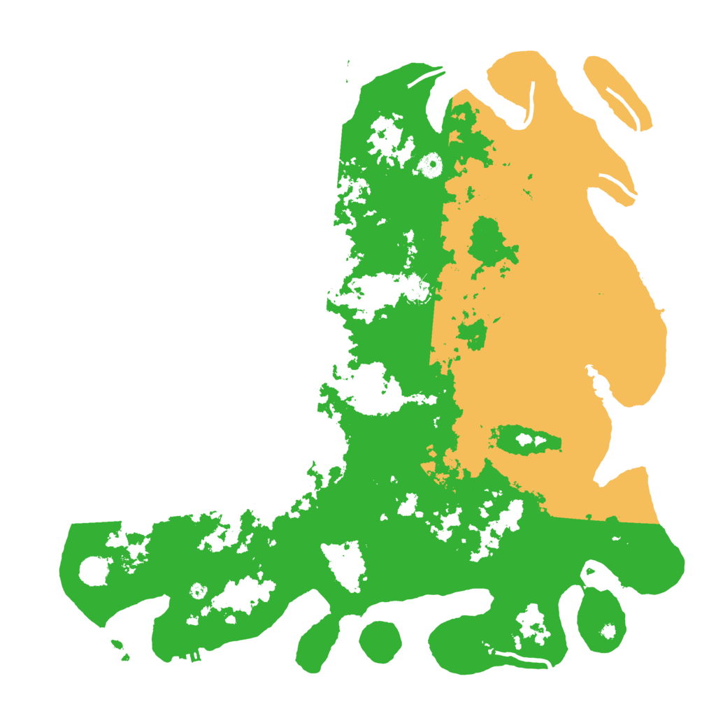 Biome Rust Map: Procedural Map, Size: 4500, Seed: 1234569