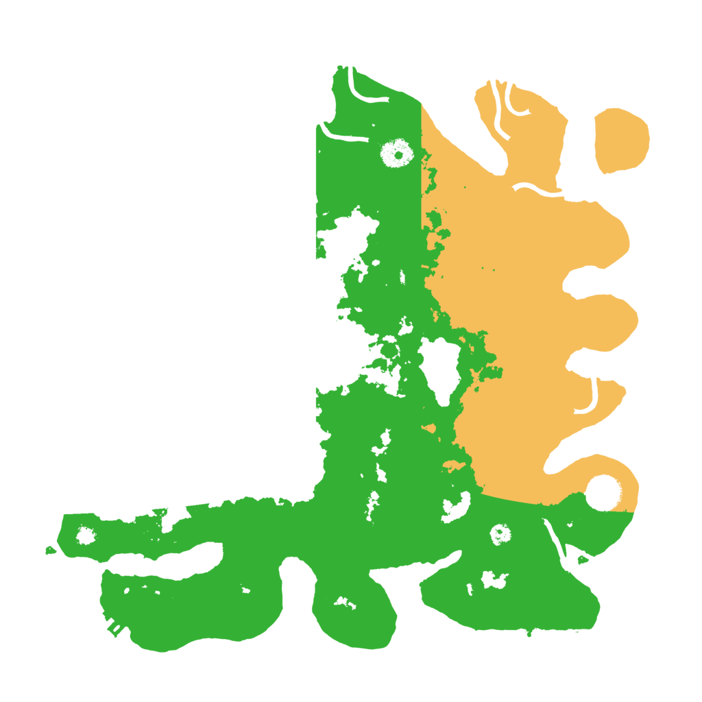 Biome Rust Map: Procedural Map, Size: 3500, Seed: 709677915