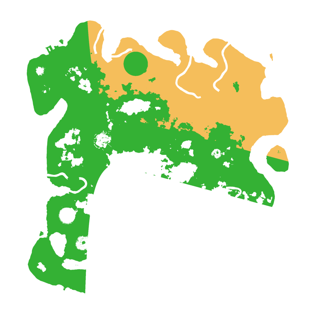 Biome Rust Map: Procedural Map, Size: 3500, Seed: 1306903288