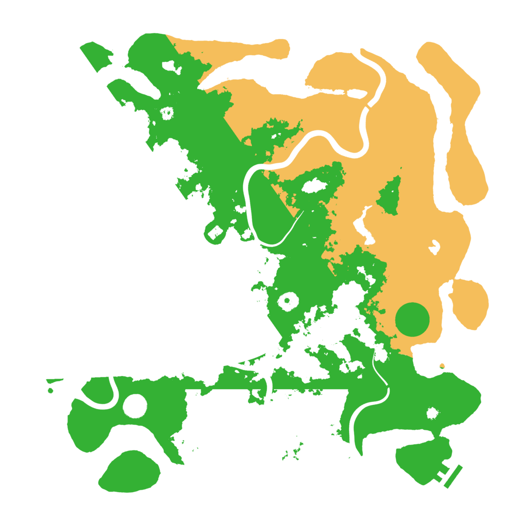 Biome Rust Map: Procedural Map, Size: 4000, Seed: 2195170