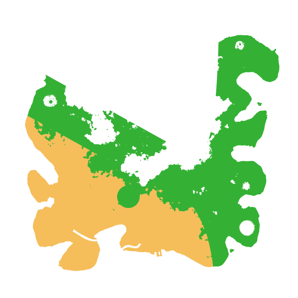 Biome Rust Map: Procedural Map, Size: 3500, Seed: 1715158389