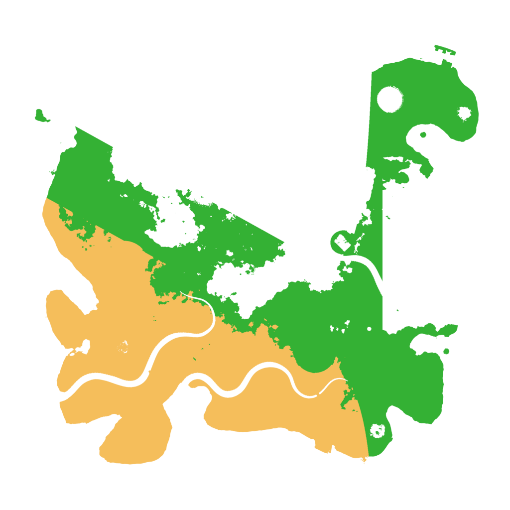 Biome Rust Map: Procedural Map, Size: 3500, Seed: 1715158389