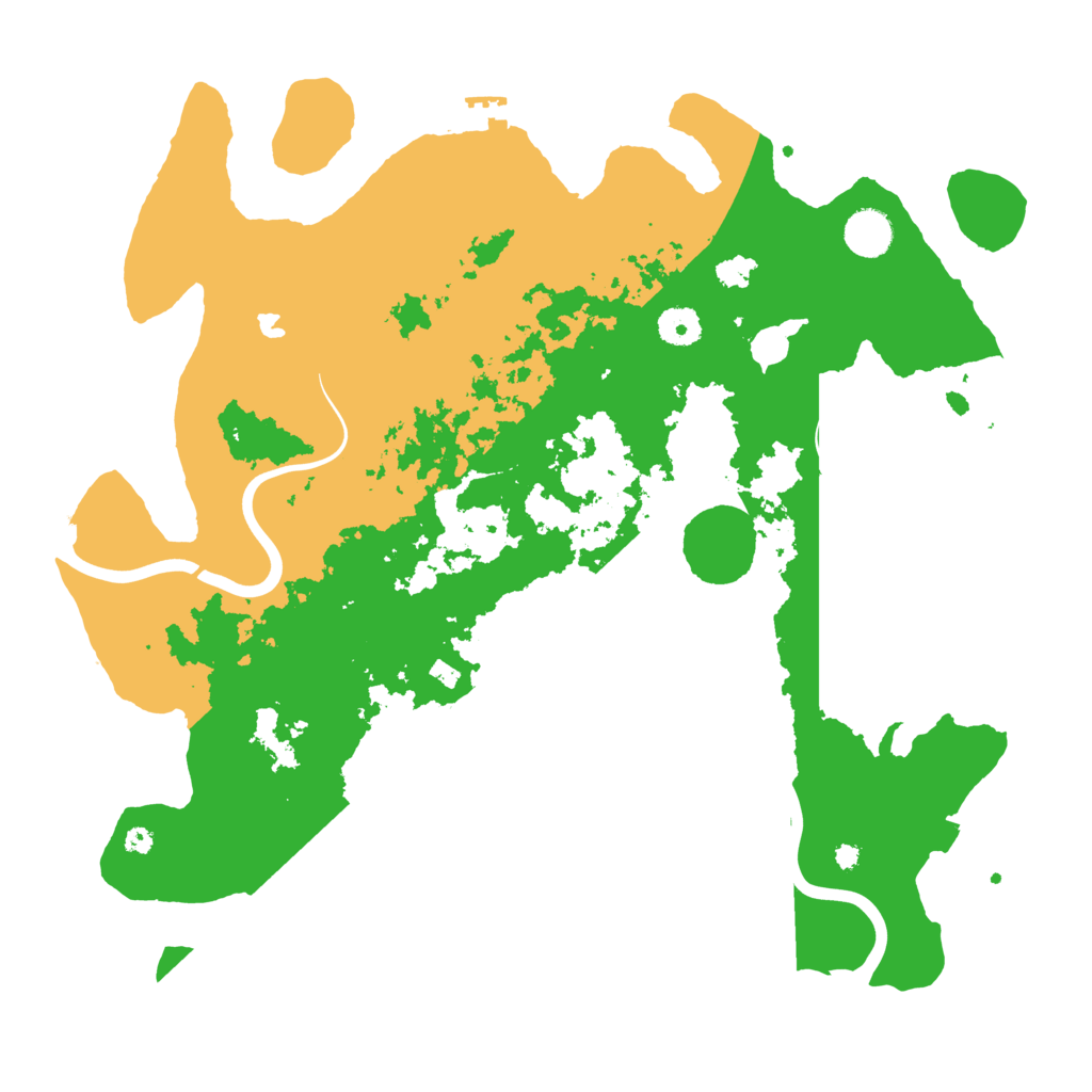 Biome Rust Map: Procedural Map, Size: 4000, Seed: 550249