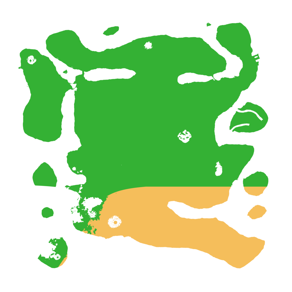 Biome Rust Map: Procedural Map, Size: 3500, Seed: 603800217