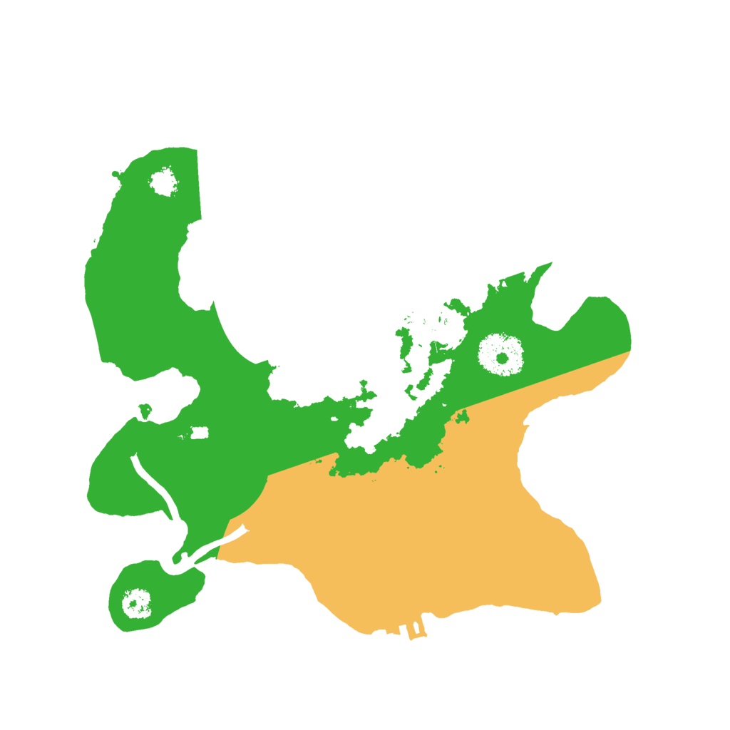Biome Rust Map: Procedural Map, Size: 2500, Seed: 8051212