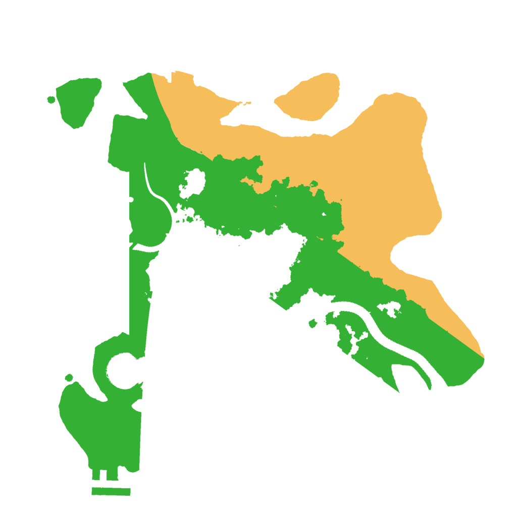 Biome Rust Map: Procedural Map, Size: 2700, Seed: 1134251