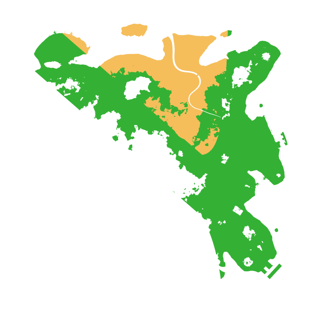 Biome Rust Map: Procedural Map, Size: 3500, Seed: 94529956