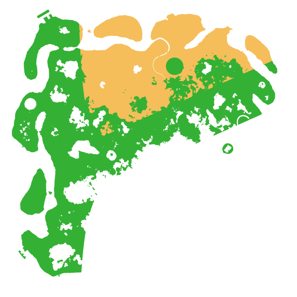 Biome Rust Map: Procedural Map, Size: 4500, Seed: 771210886