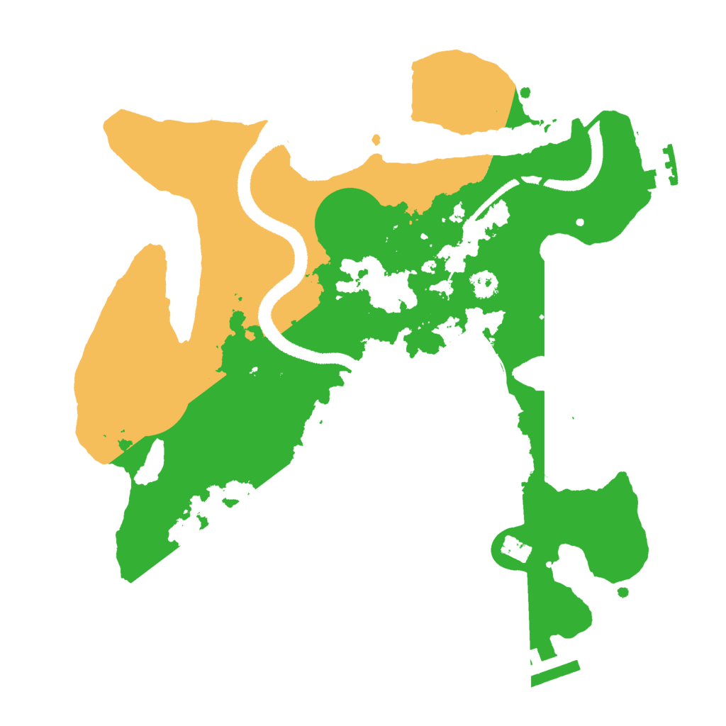 Biome Rust Map: Procedural Map, Size: 2700, Seed: 59798