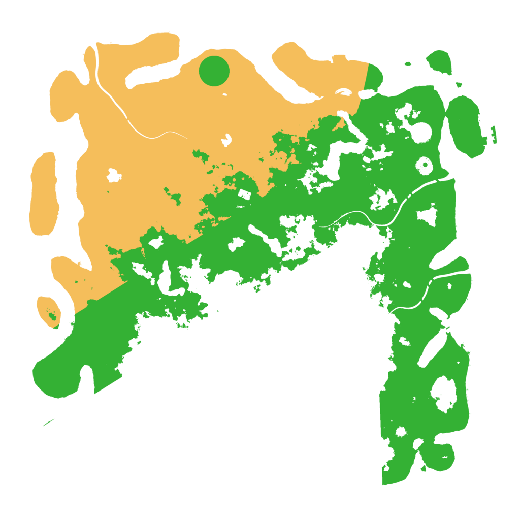 Biome Rust Map: Procedural Map, Size: 4500, Seed: 1489761260