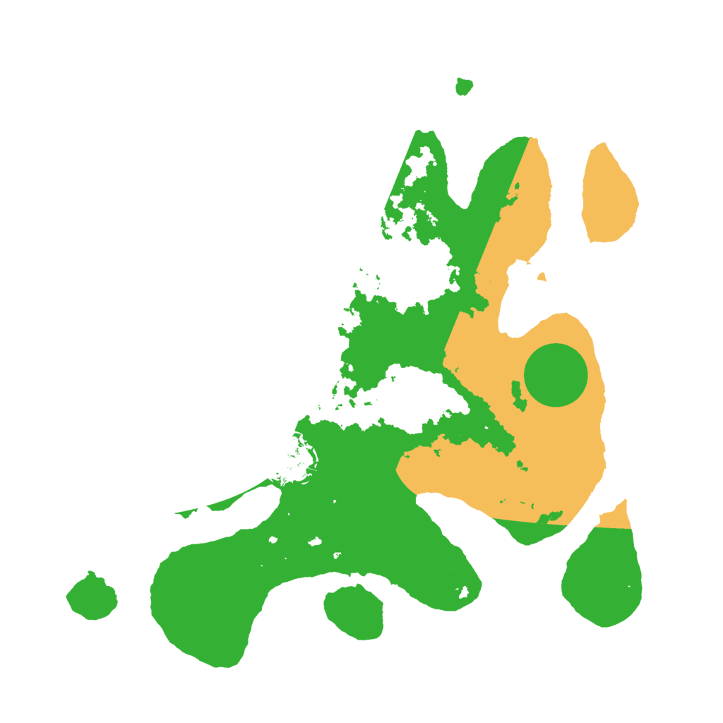 Biome Rust Map: Barren, Size: 3000, Seed: 776354085