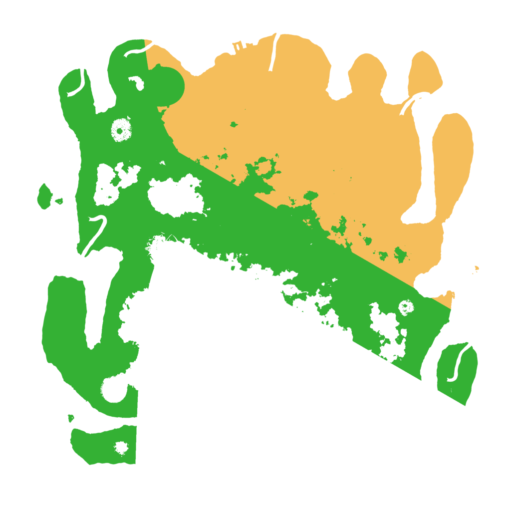 Biome Rust Map: Procedural Map, Size: 3500, Seed: 3223858