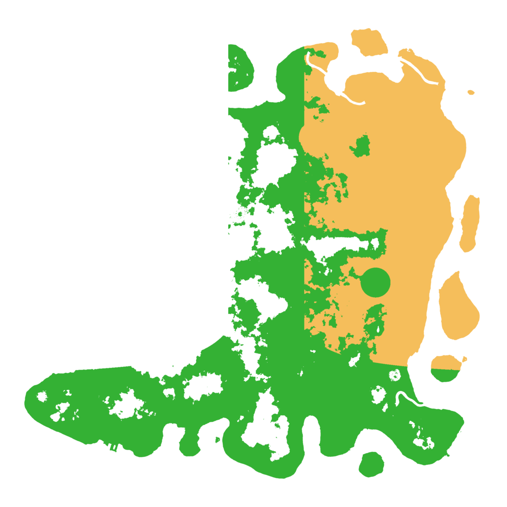 Biome Rust Map: Procedural Map, Size: 4500, Seed: 556790162