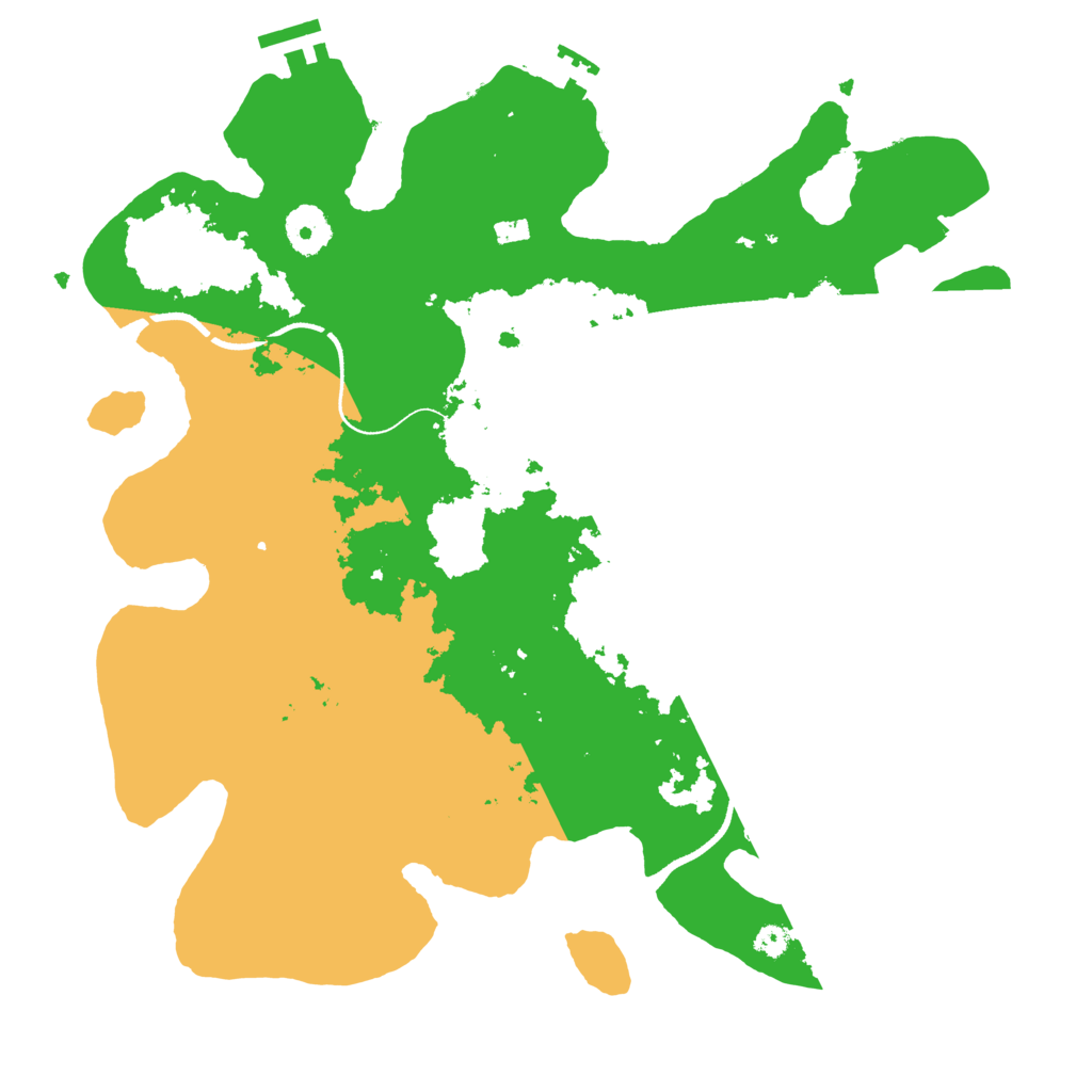Biome Rust Map: Procedural Map, Size: 3500, Seed: 1568529642