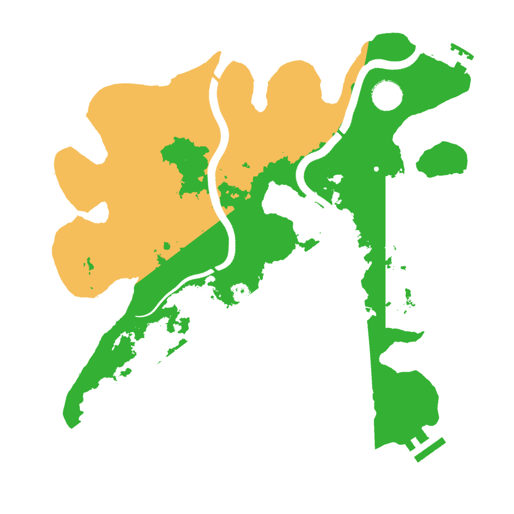 Biome Rust Map: Procedural Map, Size: 3000, Seed: 12660