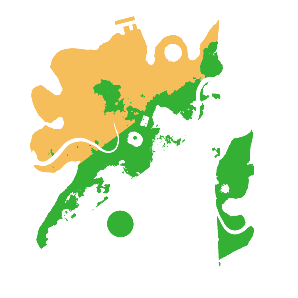 Biome Rust Map: Procedural Map, Size: 3000, Seed: 12660