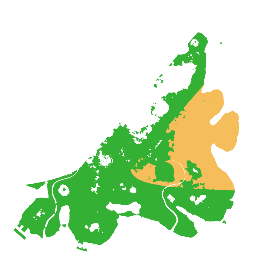 Biome Rust Map: Procedural Map, Size: 3600, Seed: 1580956609