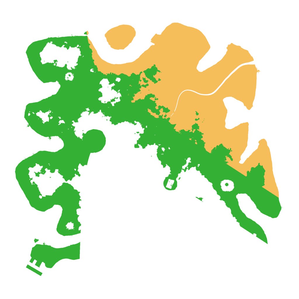 Biome Rust Map: Procedural Map, Size: 3500, Seed: 608915336