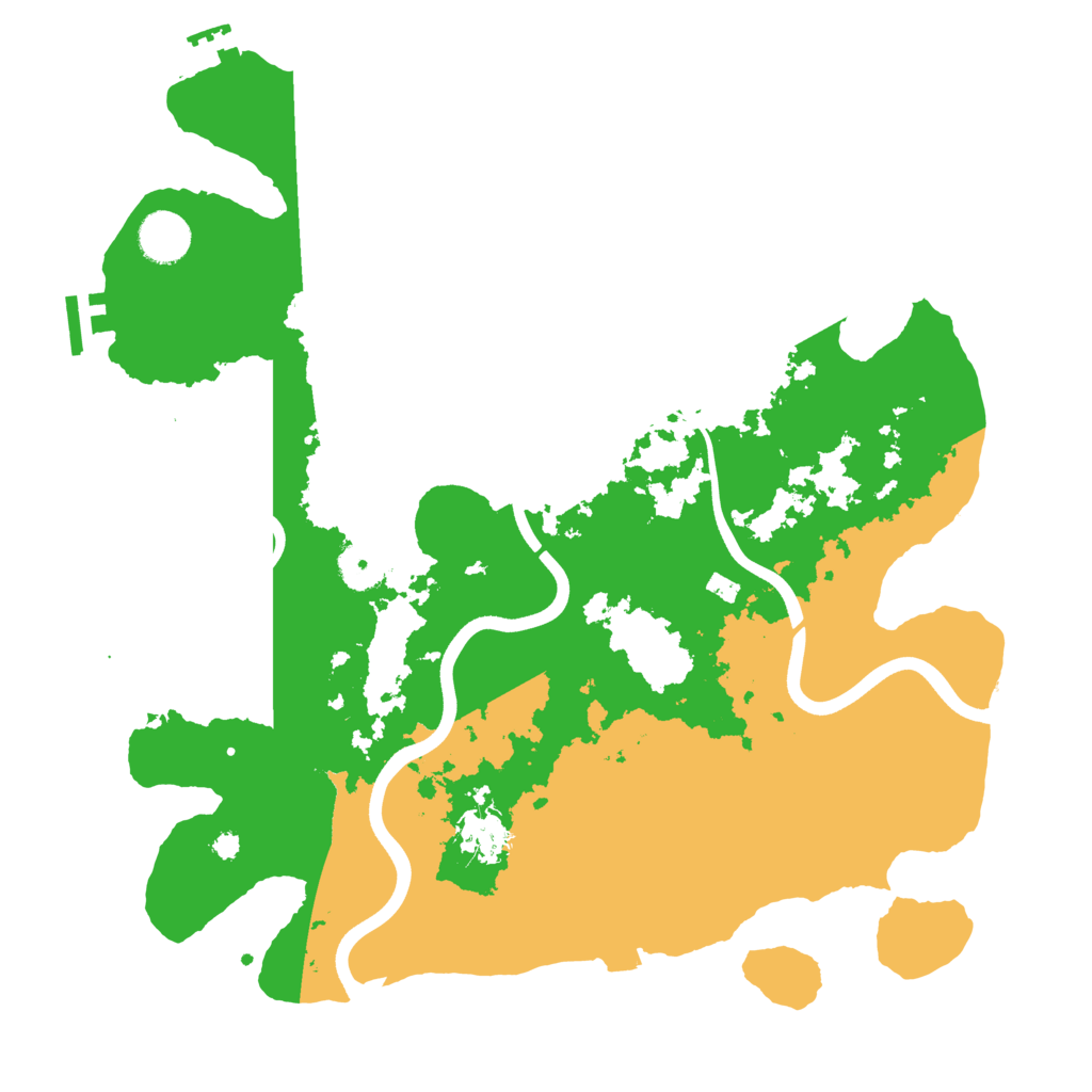 Biome Rust Map: Procedural Map, Size: 3700, Seed: 362114096