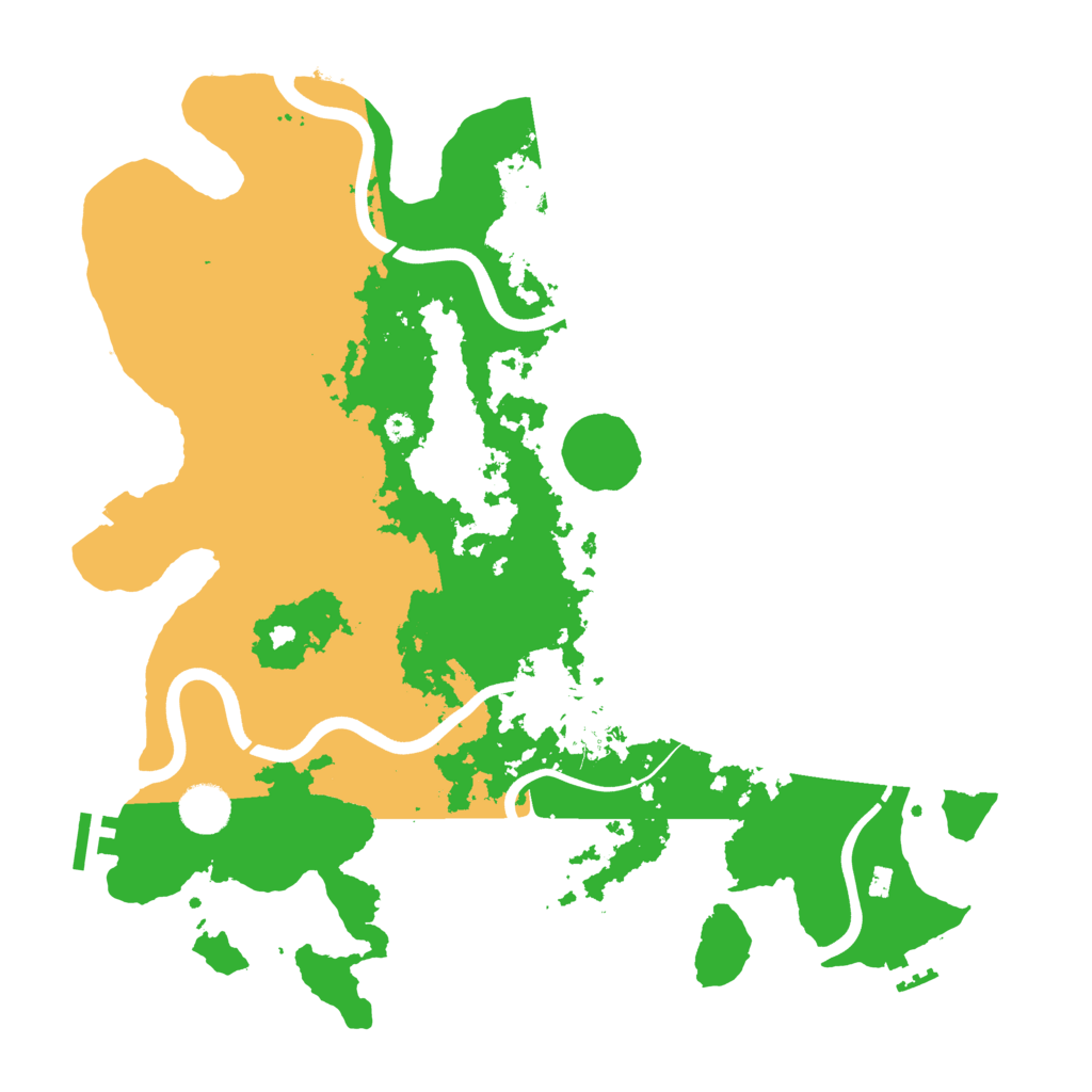 Biome Rust Map: Procedural Map, Size: 3850, Seed: 1258883225