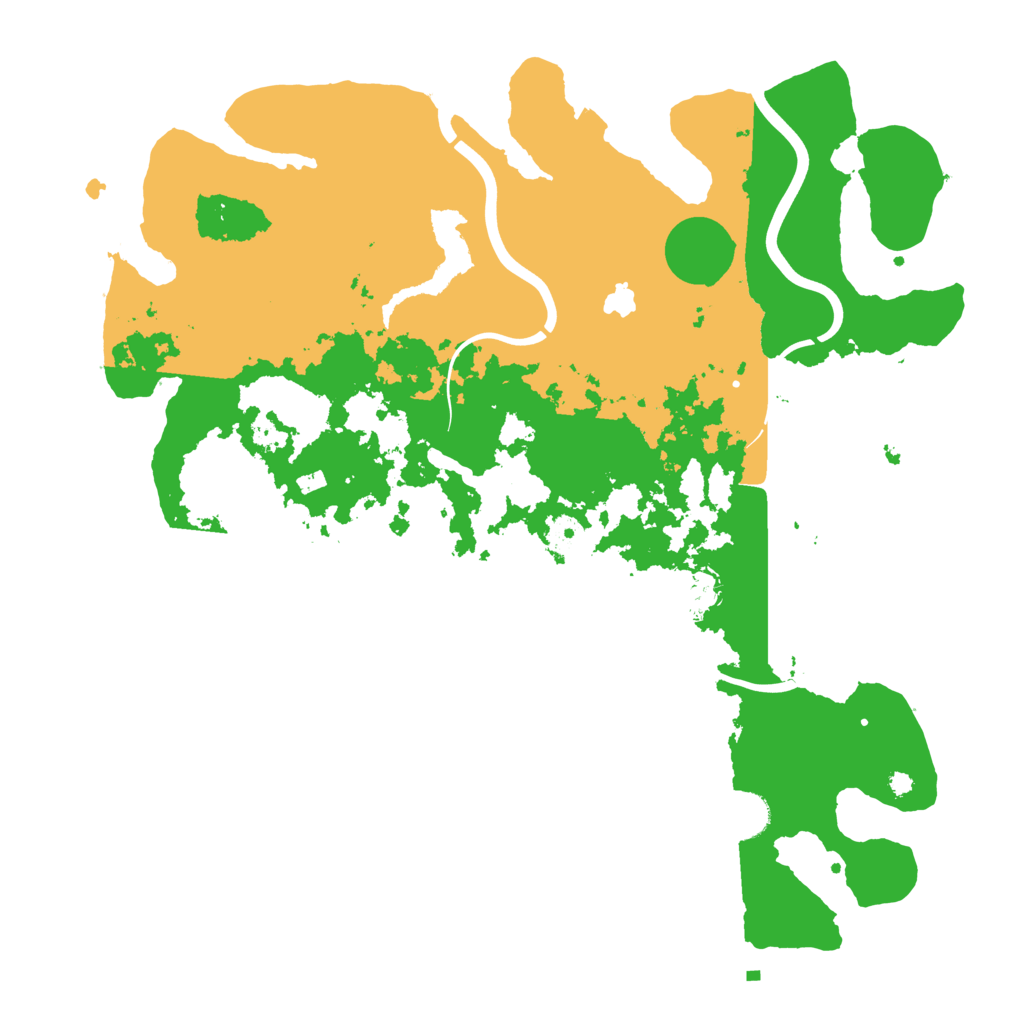 Biome Rust Map: Procedural Map, Size: 4000, Seed: 8376