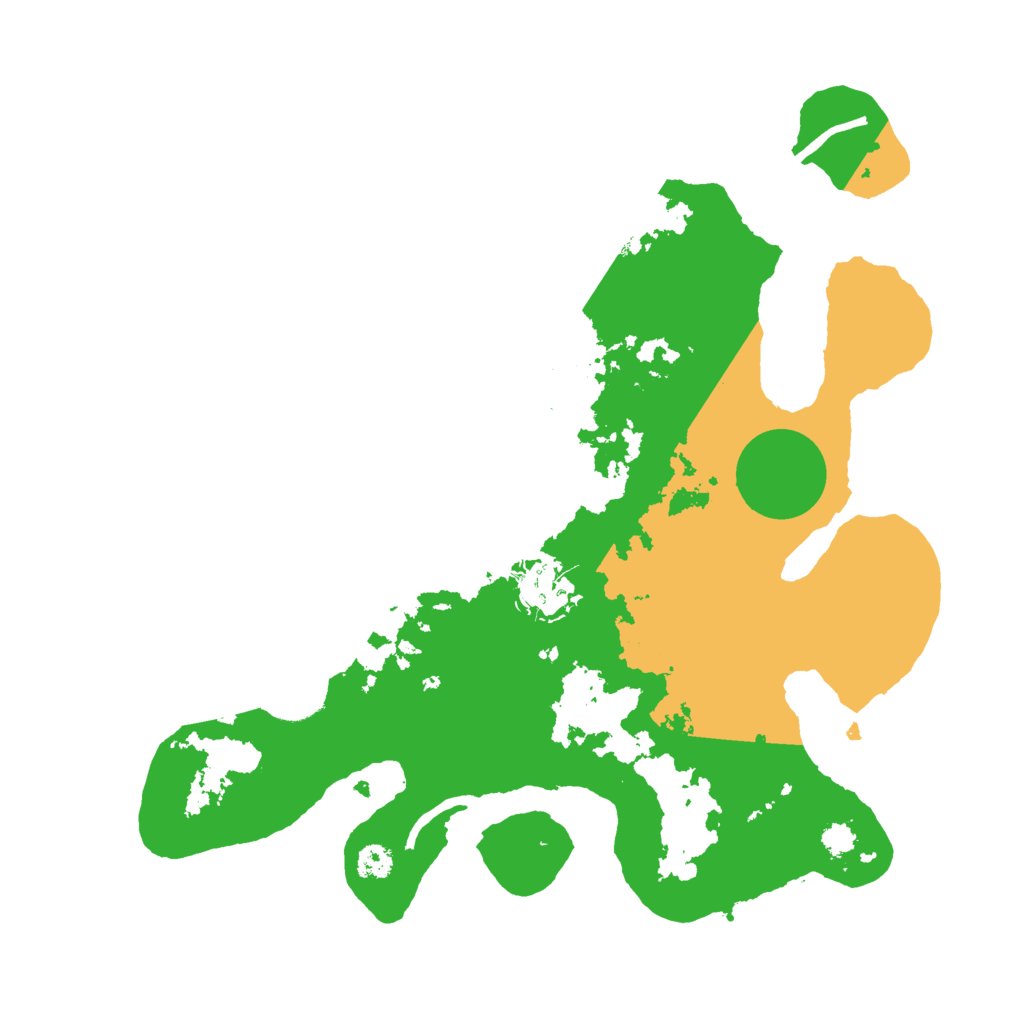 Biome Rust Map: Procedural Map, Size: 3000, Seed: 889253802