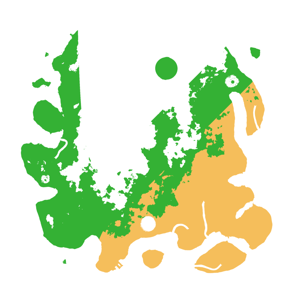 Biome Rust Map: Procedural Map, Size: 3500, Seed: 30921