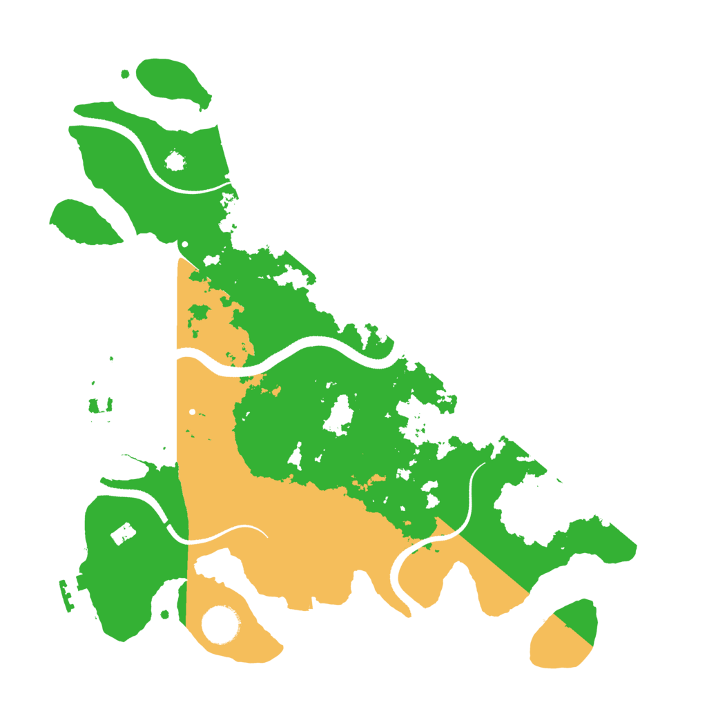 Biome Rust Map: Procedural Map, Size: 3300, Seed: 1865