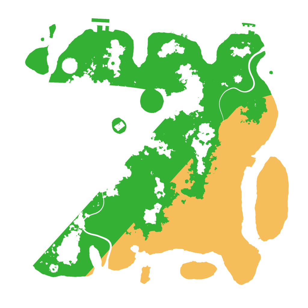 Biome Rust Map: Procedural Map, Size: 3500, Seed: 1803762266