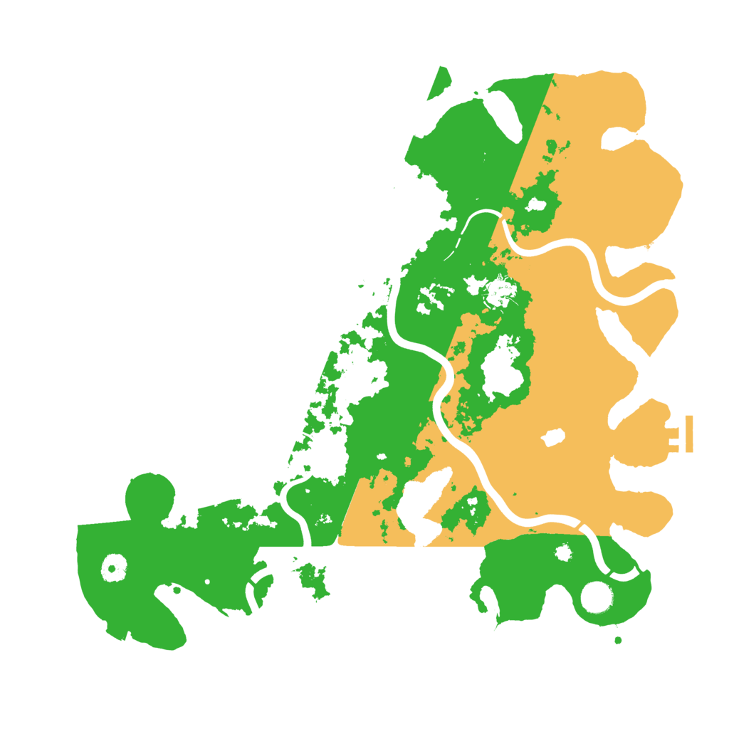 Biome Rust Map: Procedural Map, Size: 4000, Seed: 566489